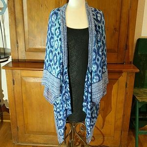 Blue Saks Fifth Ave Kimono